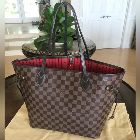 Gorgeous Louis Vuitton Neverfull MM Damier Ebene - Picture 4 of 17